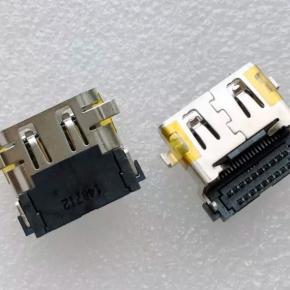 HDMI Female Connector 19P Reverse Mount DIP