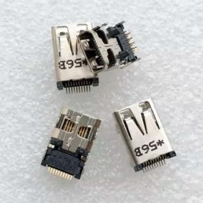 MICRO HDMI Connector Socket 19P 0.4MM 3.35H